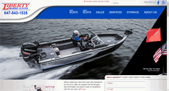 Desktop Screenshot of libertymarinecenter.com
